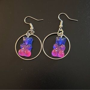 Gummy Bear Hoop Earrings